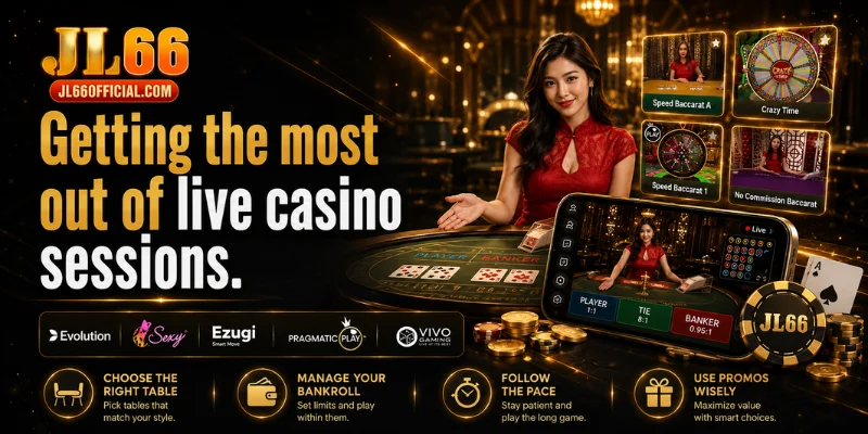 getting the most out of live casino sessions