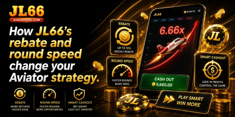 how jl66's rebate and round speed change your aviator strategy.