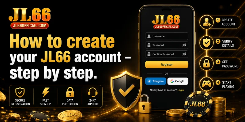 how to create your jl66 account – step by step
