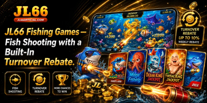 jl66 fishing games — fish shooting with a built-in turnover rebate